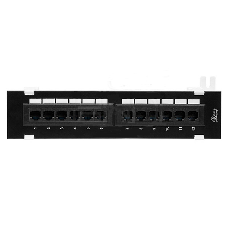 Cat5e Mini Patch Panel 110 Type 12 Port 1U