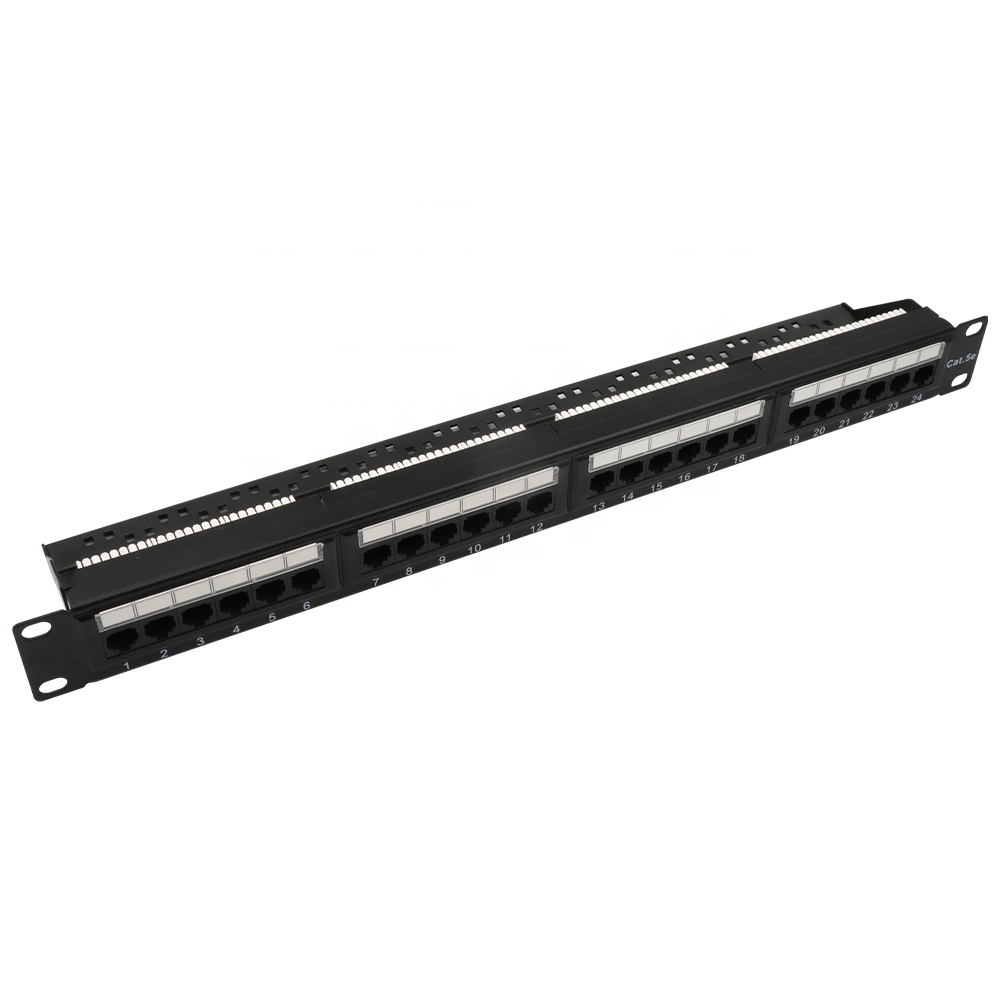 Cat5e Patch Panel 110 Type 24 Port 1U